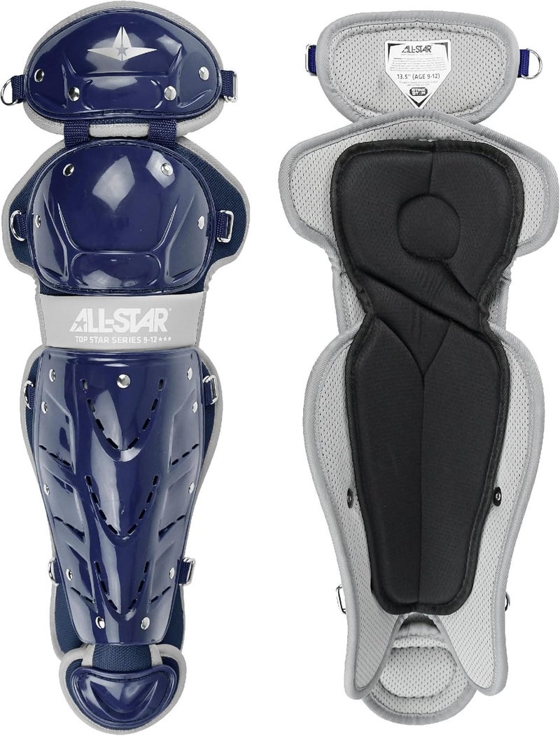 Allstar Top Star 15 Inch Intermediate 12-16 Baseball Leg Guards - Image 1